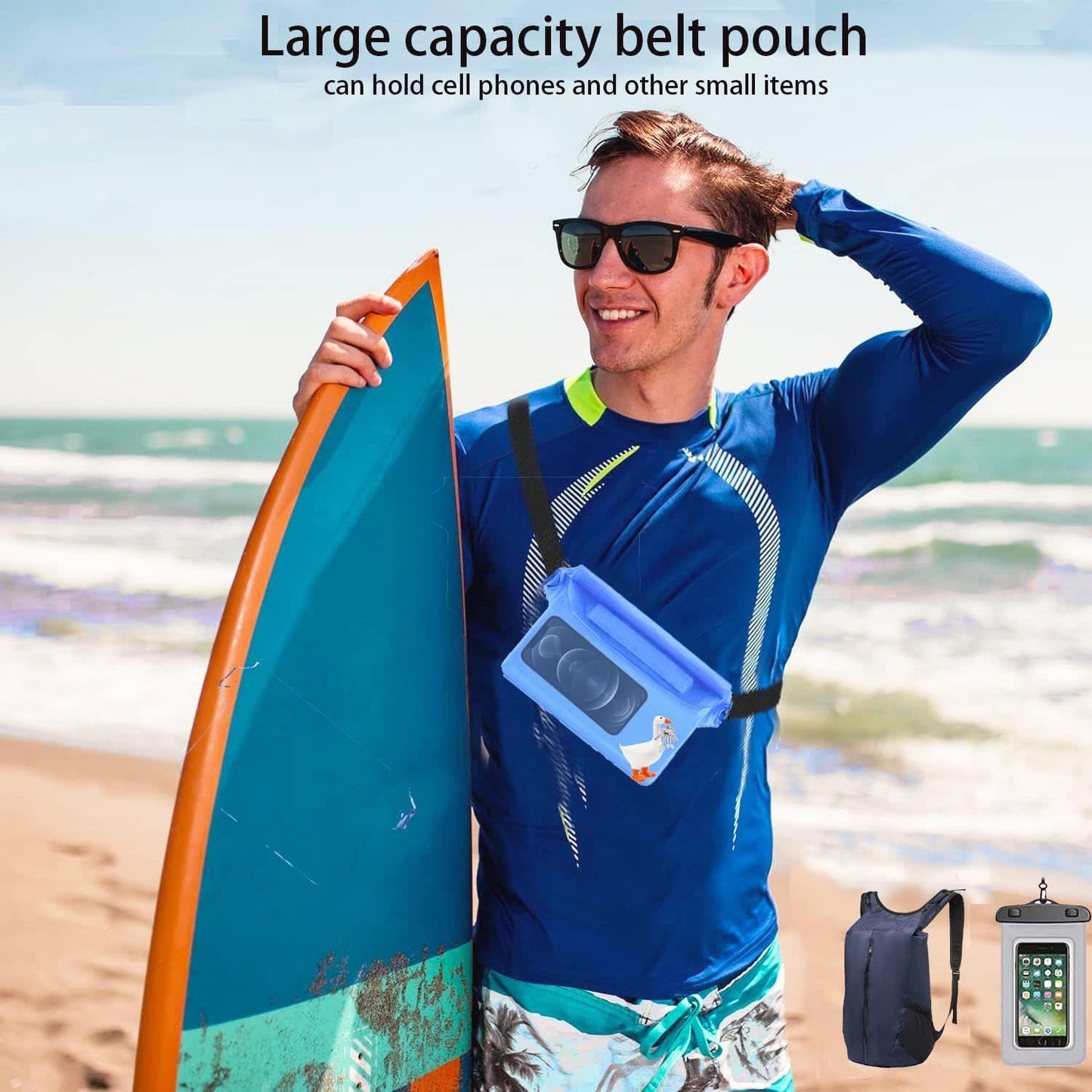 Waterproof Floating Dry Bag 20L Floating Dry Backpack Lightweight Waterproof Sports Backpack Storage Dry Bag for Travel Rafting Camping