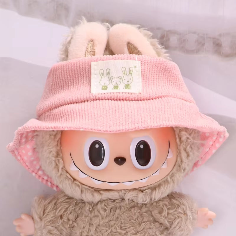 17Cm Cute Mini Plush Doll'S Clothes Outfit Accessories for Korea Kpop Exo Labubu Idol Dolls Skirt Hat Clothing DIY Kids Gift