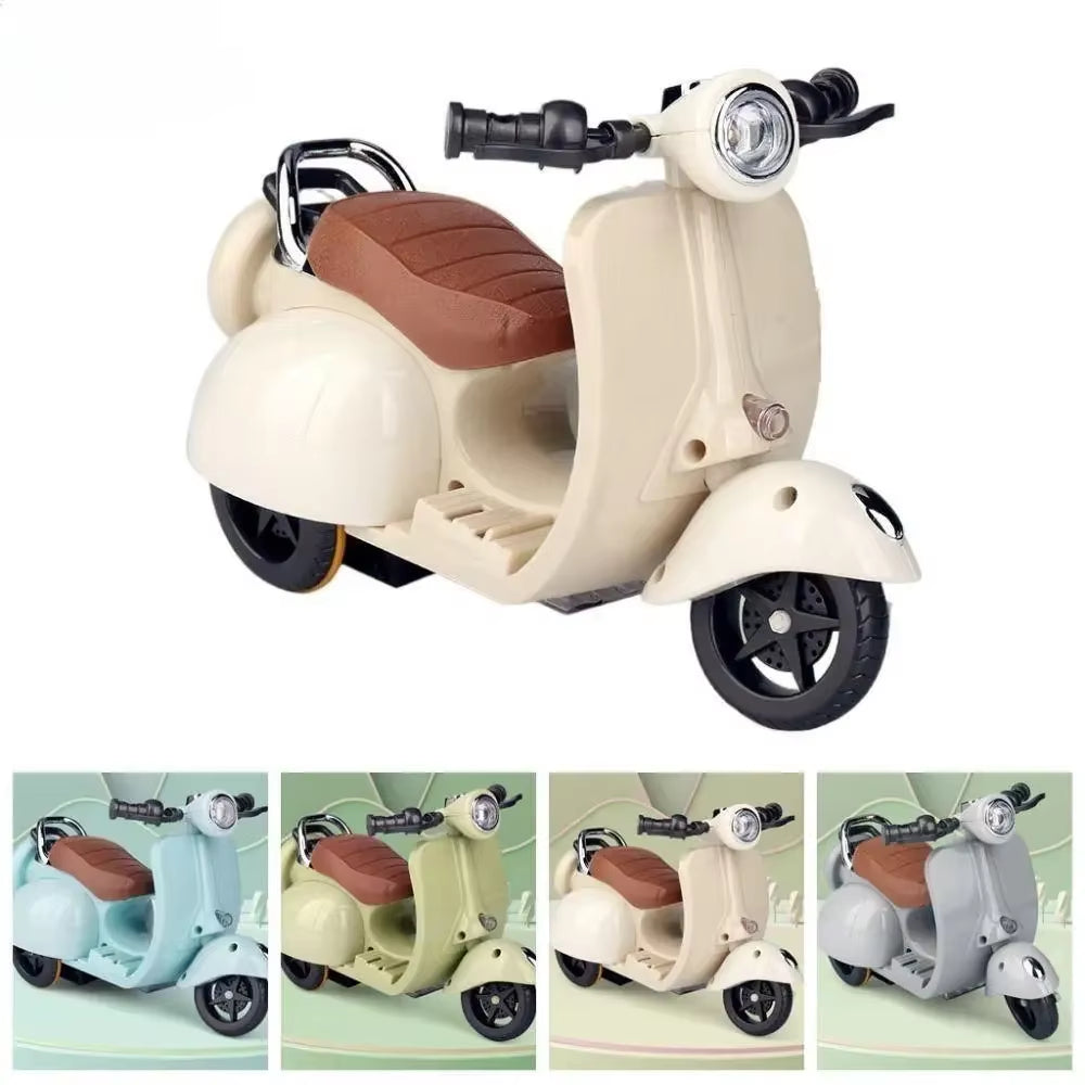 Doll Mini Electric Motorcycle Children'S Toy for Labubu Toy Motor for Doll (No Doll)