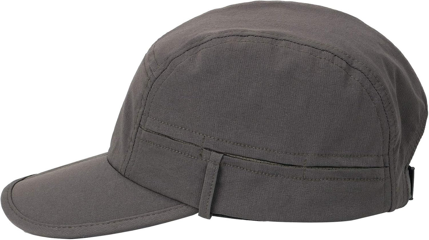 UPF 50+ Outdoor Hat Foldable Sports Cap, One Size Fits All Running Cap for Men & Women