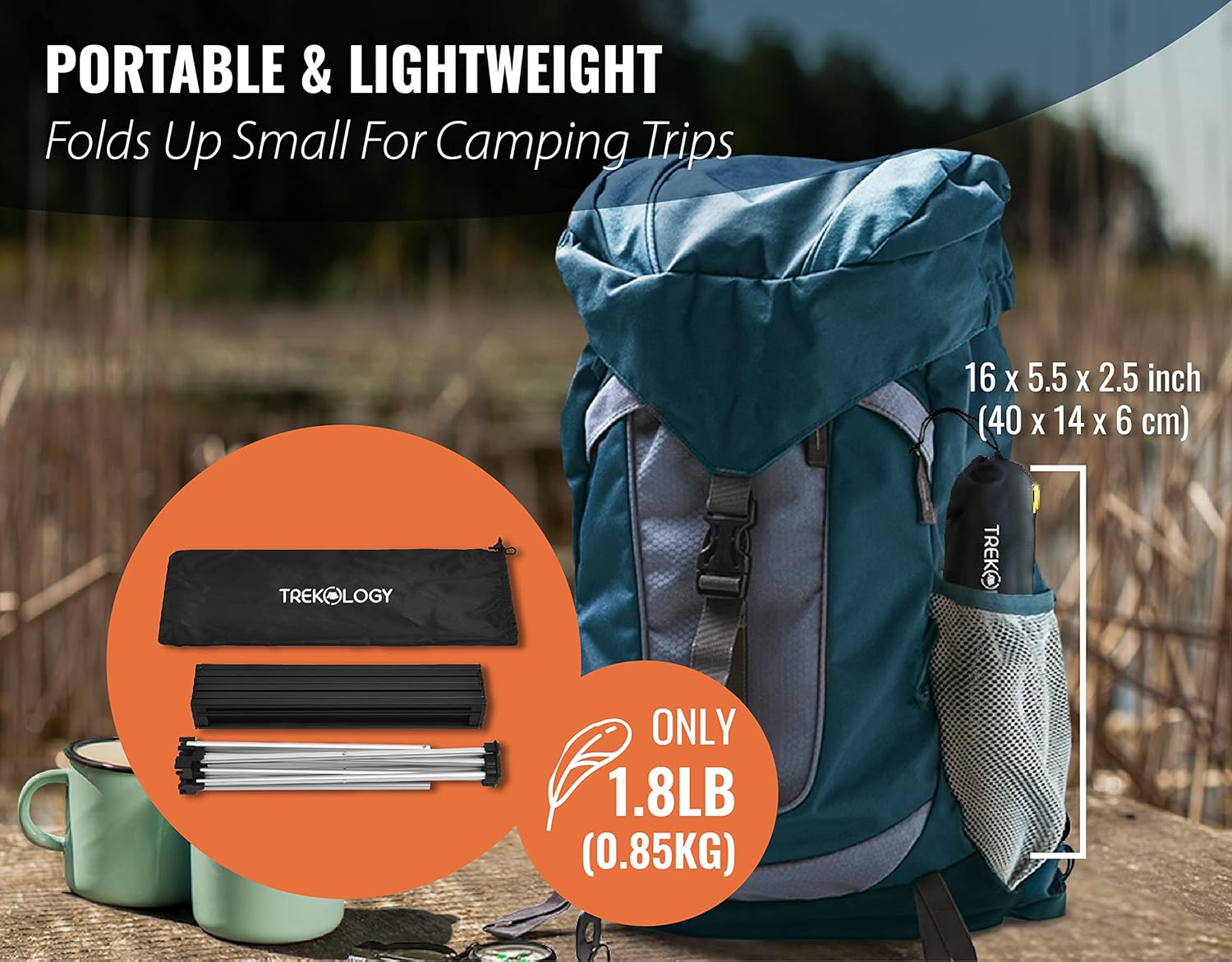 Camping Table Lightweight, Small Folding Camping Tables Foldable Table for Camping Folding Picnic Table Portable Outdoor Table Camp Table Portable Beach Table Backpacking Camping Furniture