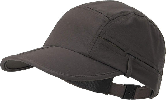 UPF 50+ Outdoor Hat Foldable Sports Cap, One Size Fits All Running Cap for Men & Women