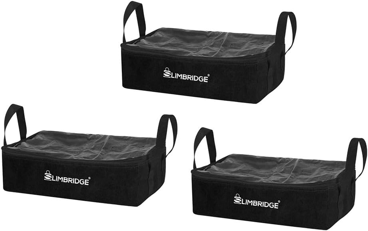 3PCS Camping Canvas Storage Bags Adventure Portable Caravan Organiser