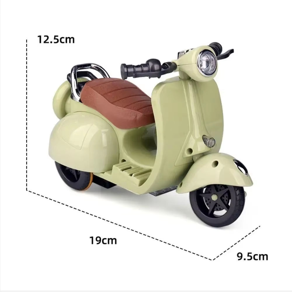 Doll Mini Electric Motorcycle Children'S Toy for Labubu Toy Motor for Doll (No Doll)